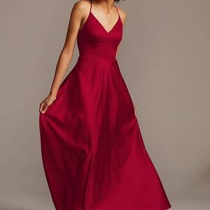 DB Elegant Red Evening Gown